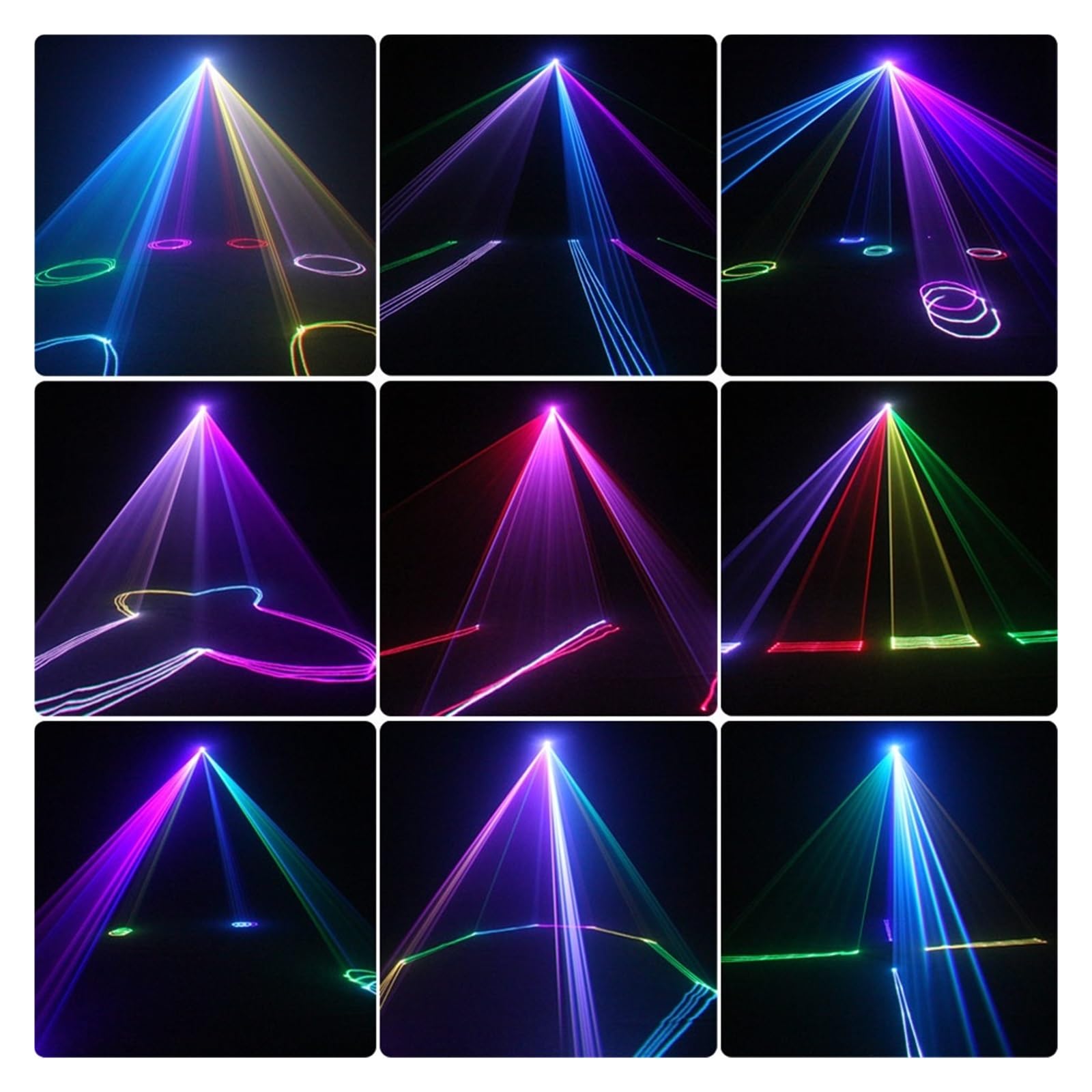 Animation RGB Strahl Disco Bühne Beleuchtung Licht Muster Projektor DMX512 DJ Dance Bar Urlaub Party Effekt Zeigen X2N8 Für Partys und Clubs