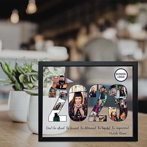 Vista 12 de Regalos de graduación personalizados, marco de fotos de graduación personalizado, regalo de recuerdo para graduados, soporte de memoria para clase