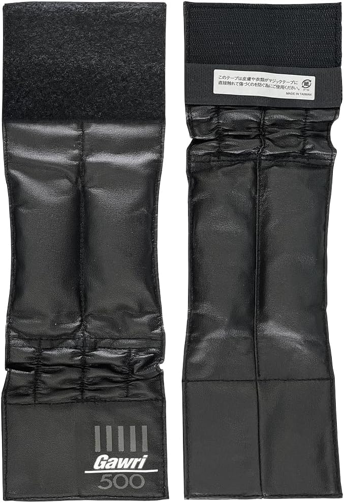 HATAS(秦運動具工業) ガウリ アンクルウエイト 0.5kg ブラック 2個組 25W5002