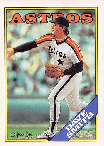 1988 O-Pee-Chee Baseball #73 Dave Smith Houston Astros Official MLB Trading Card OPC (Topps Canadian counterpart) 1988 O-Pee-Chee Baseball #73 Dave Smith Houston Astros Official MLB Trading Card OPC (Topps Canadian counterpart)