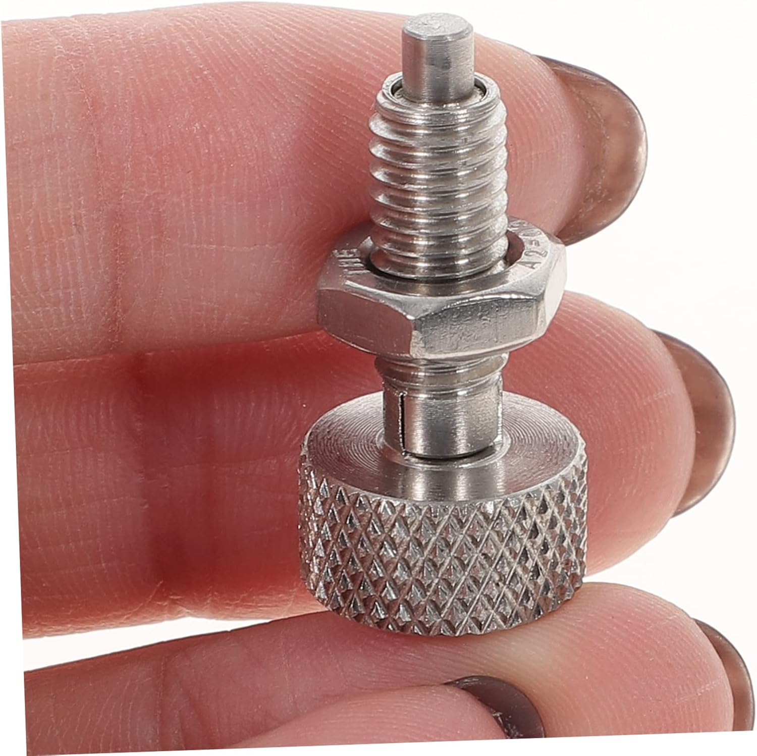 2pcs Stainless Steel Lock Out Hand Retractable Spring Plunger Locking Plunger Pin Indexing for Industrial Use