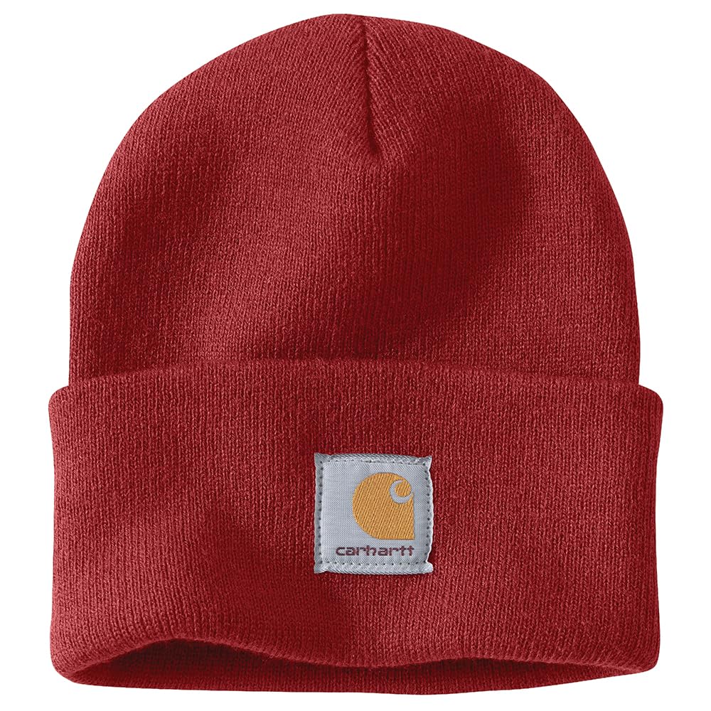 Carhartt Men's Acrylic Watch Hat A18, Crabapple, One Size