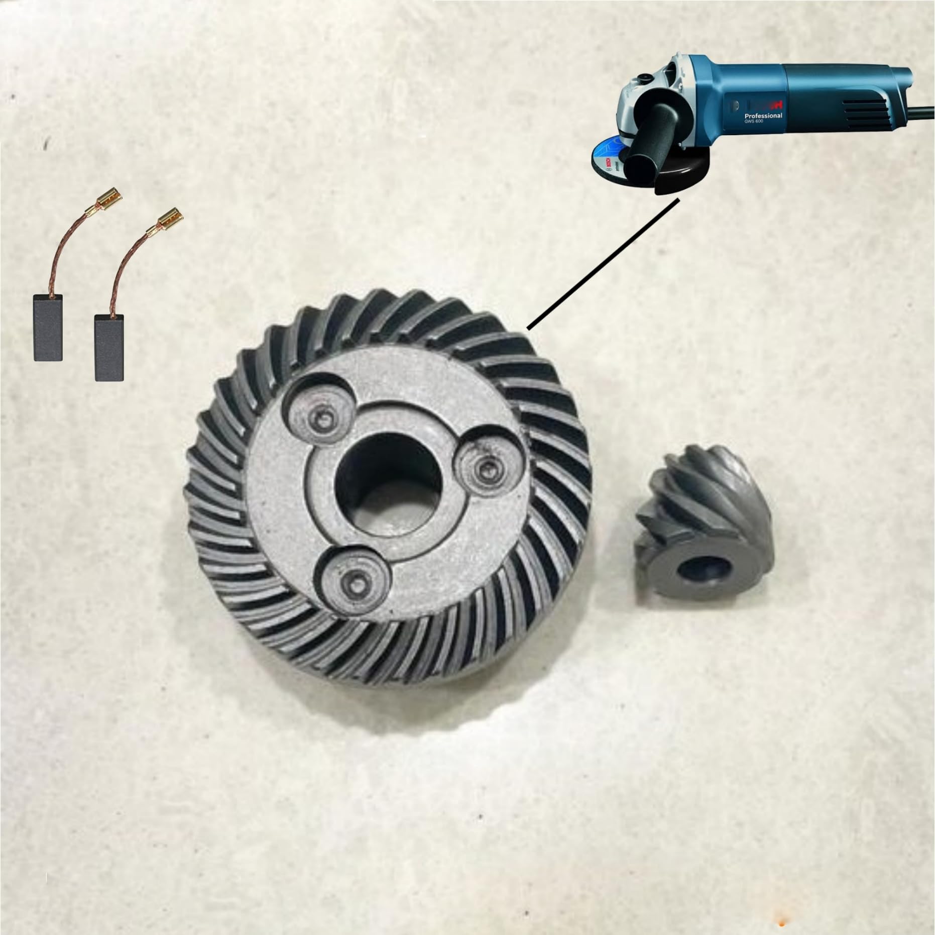 Angle Grinder Accessories 6-100 Gear Pinion Set Model AG GWS 600 Gear Pinion, Carbon Brush Set (B0DDHFHB9G) Amazon Price History, Amazon Price Tracker