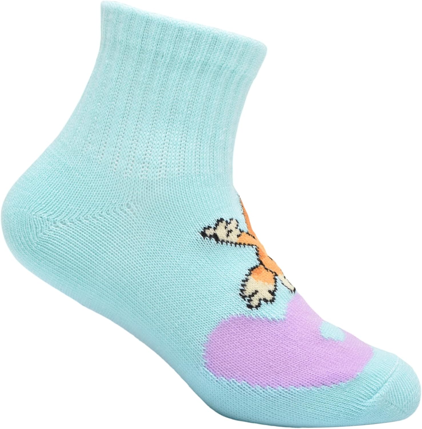 Bluey 8-Pack Girls Sisterly Quarter Socks - Image 4