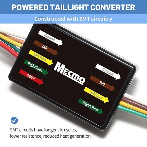 Miniatura 5 de MECMO Arnés de cableado de remolque de 4 pines para Toyota Pickup 1989-1992 y Toyota Tacoma 1995-2004, cableado de enganche para enganche de luz de