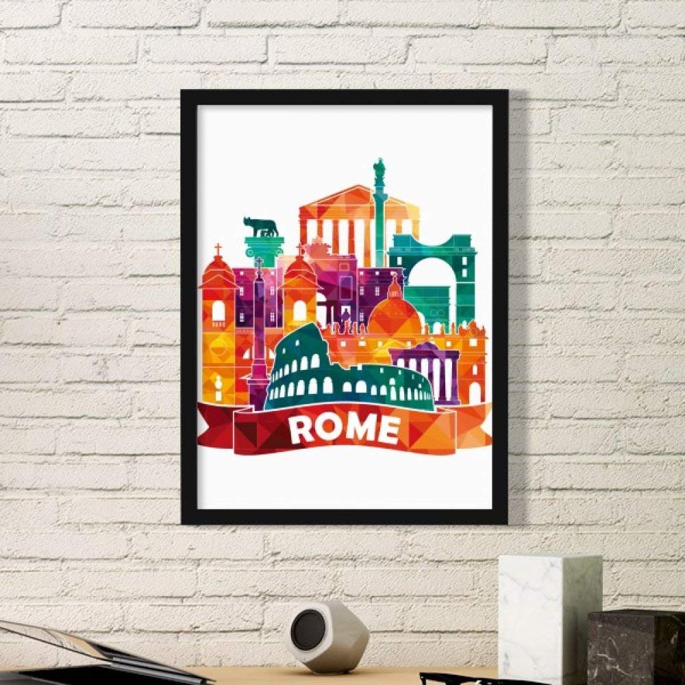 Cadre photo Rome paysage d'Italie idéal pour salon moderne et bureau