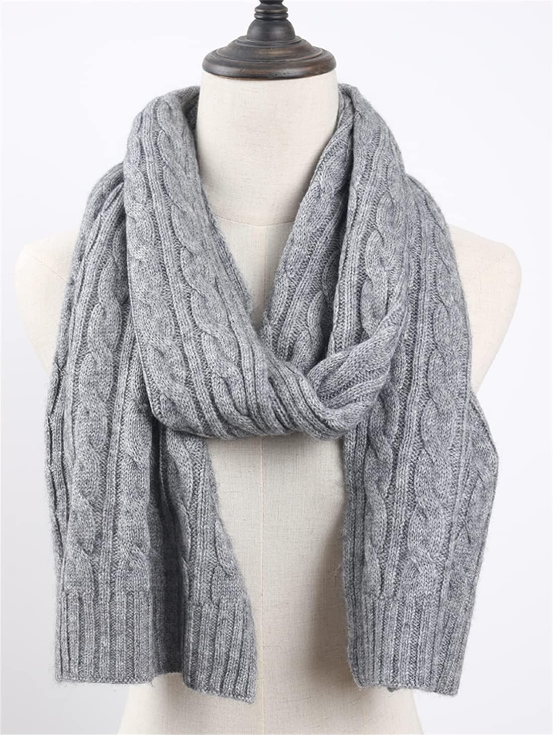 Cashmere Set,Knitted Cuffed Earflap Caps, Scarves,Gloves,Noble Gifts for Christmas and Birthday.One Size.