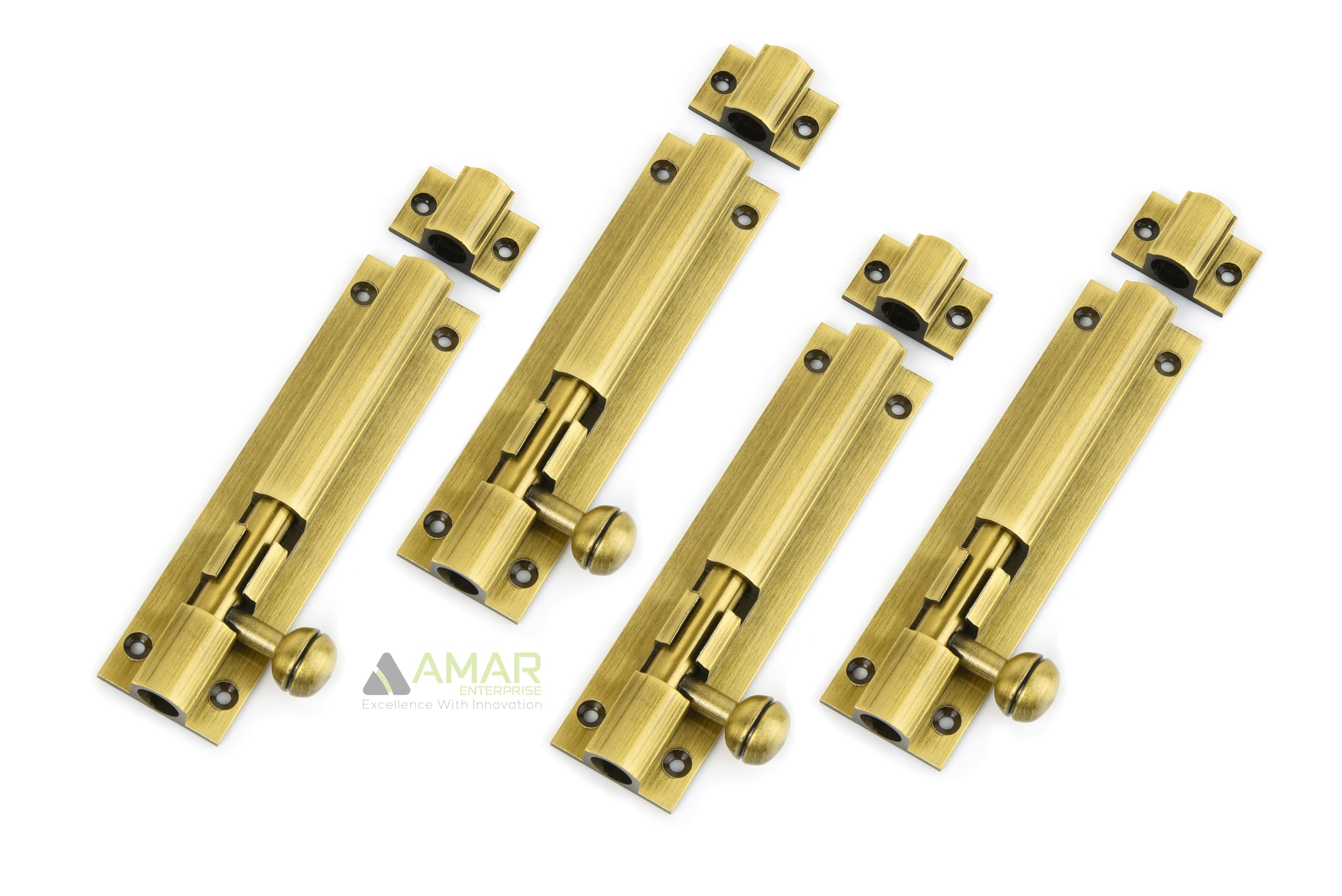Amar Enterprise Super Alluminium Tower Bolts, Brass Antique Tower Bolt for Main Door & Bathroom, Door Latch, Kundi for Home & Office Doors, Windows (6 Inches, Pack of 2) (B0D3XV758N) Amazon Price History, Amazon Price Tracker