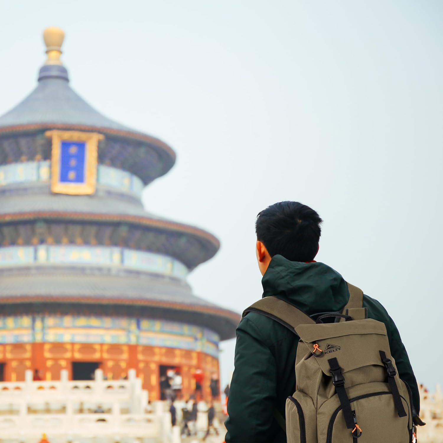 Kelty Hiking Backpacks 23 L Canvas Travel Laptop Backpack for Men Women, 18" Business Work Rucksack College Computer Bag (Olive Travel Pack) - Image 6