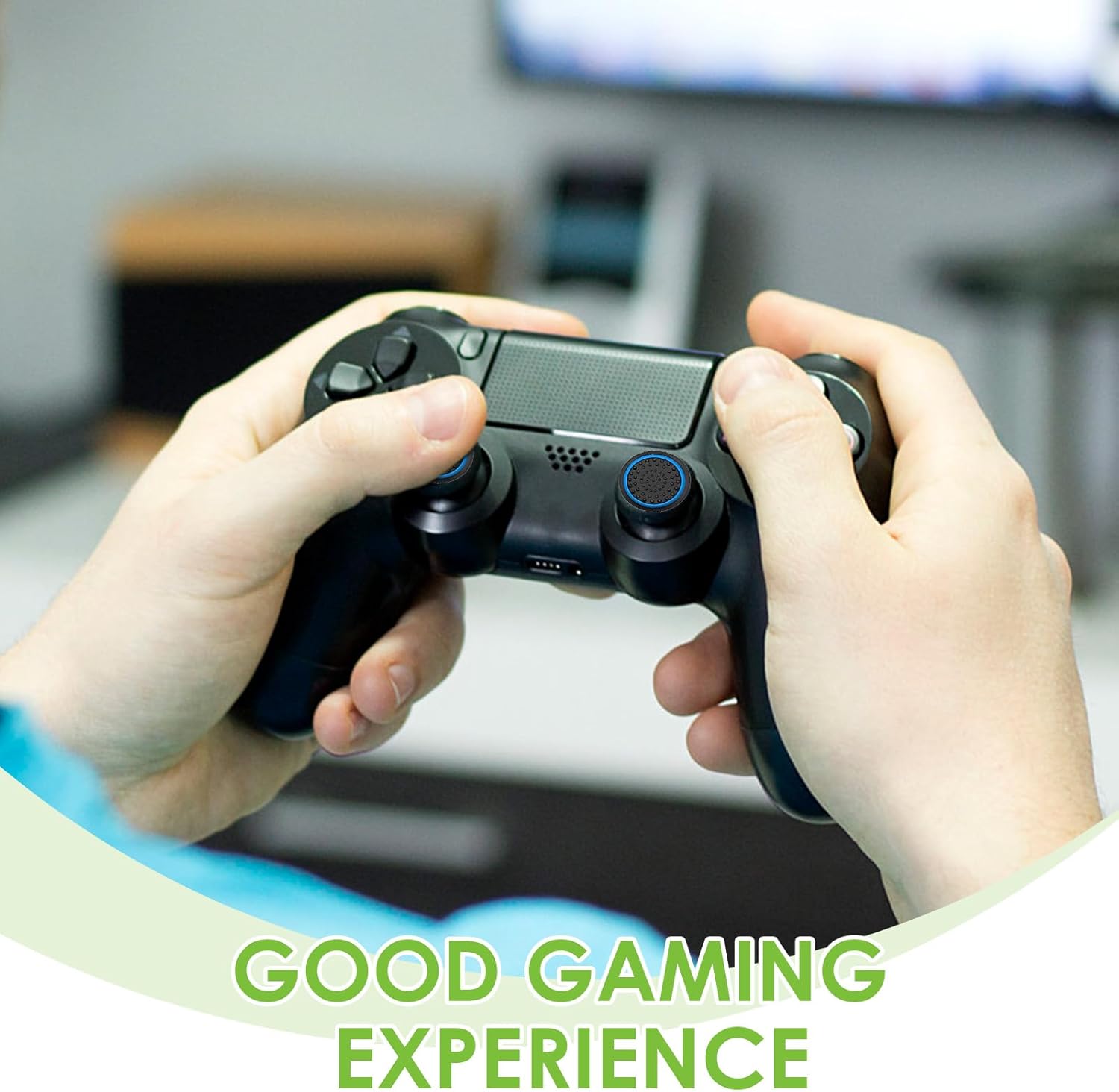 20pcs Controller Accessories Protective Cover, Joystick Caps Thumb Grips, Thumbstick Caps Grip Set Caps for Xbox One Series X/S, PS4, PS5 Controller (10 Colours)