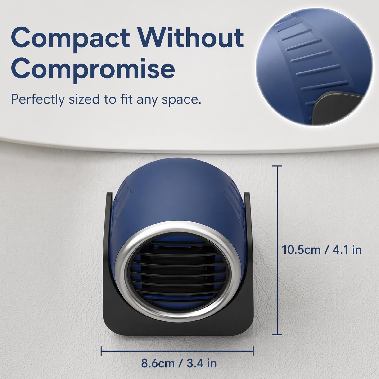 Chauffage pour véhicule 12V 140W Dégivrage Désembuage Deux vitesses de vent
