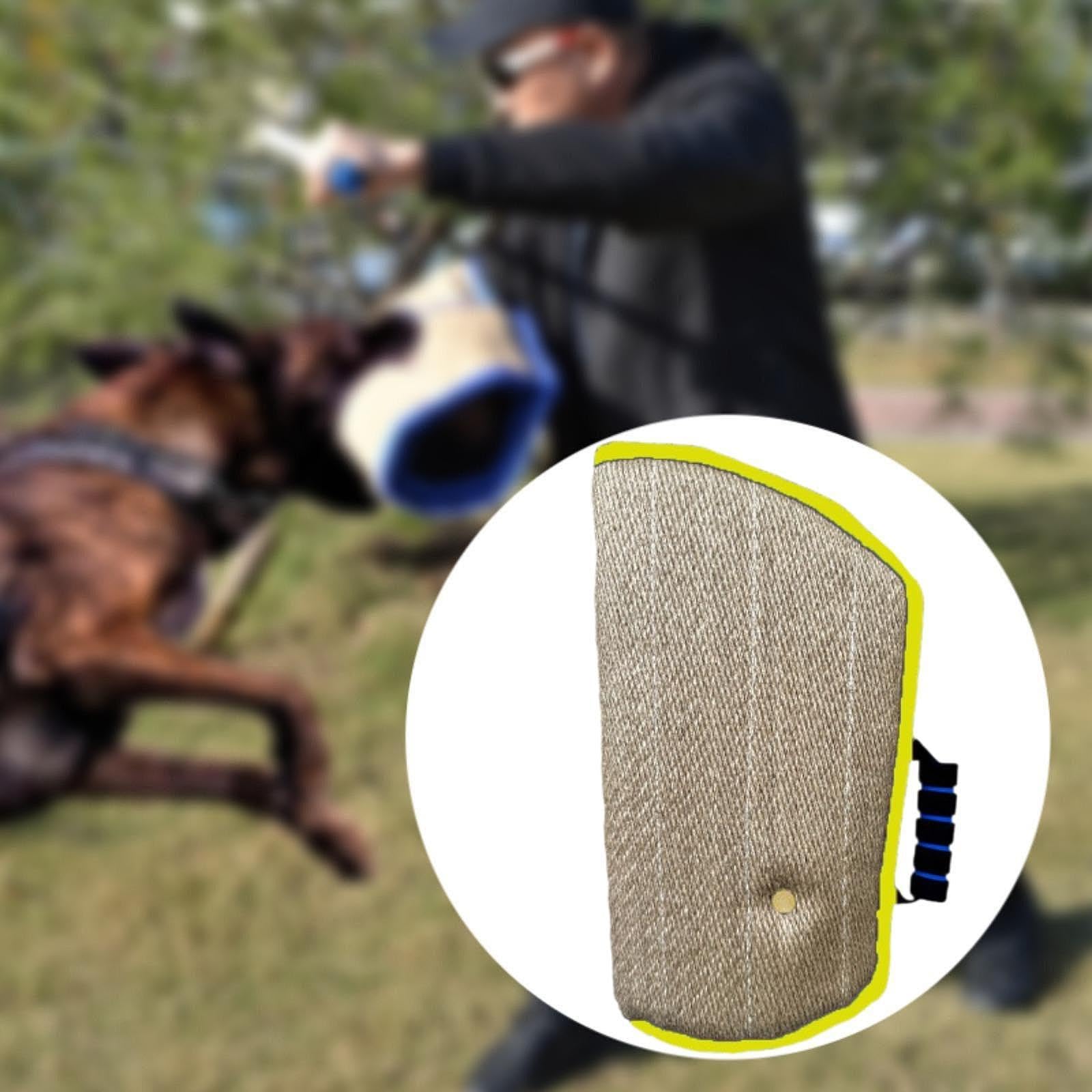 Manica per morso per Cani, Protezione del morso, Manica del Braccio di addestramento per Cani interattivo, Attrezzatura per l'addestramento per Cani, Bordo Giallo