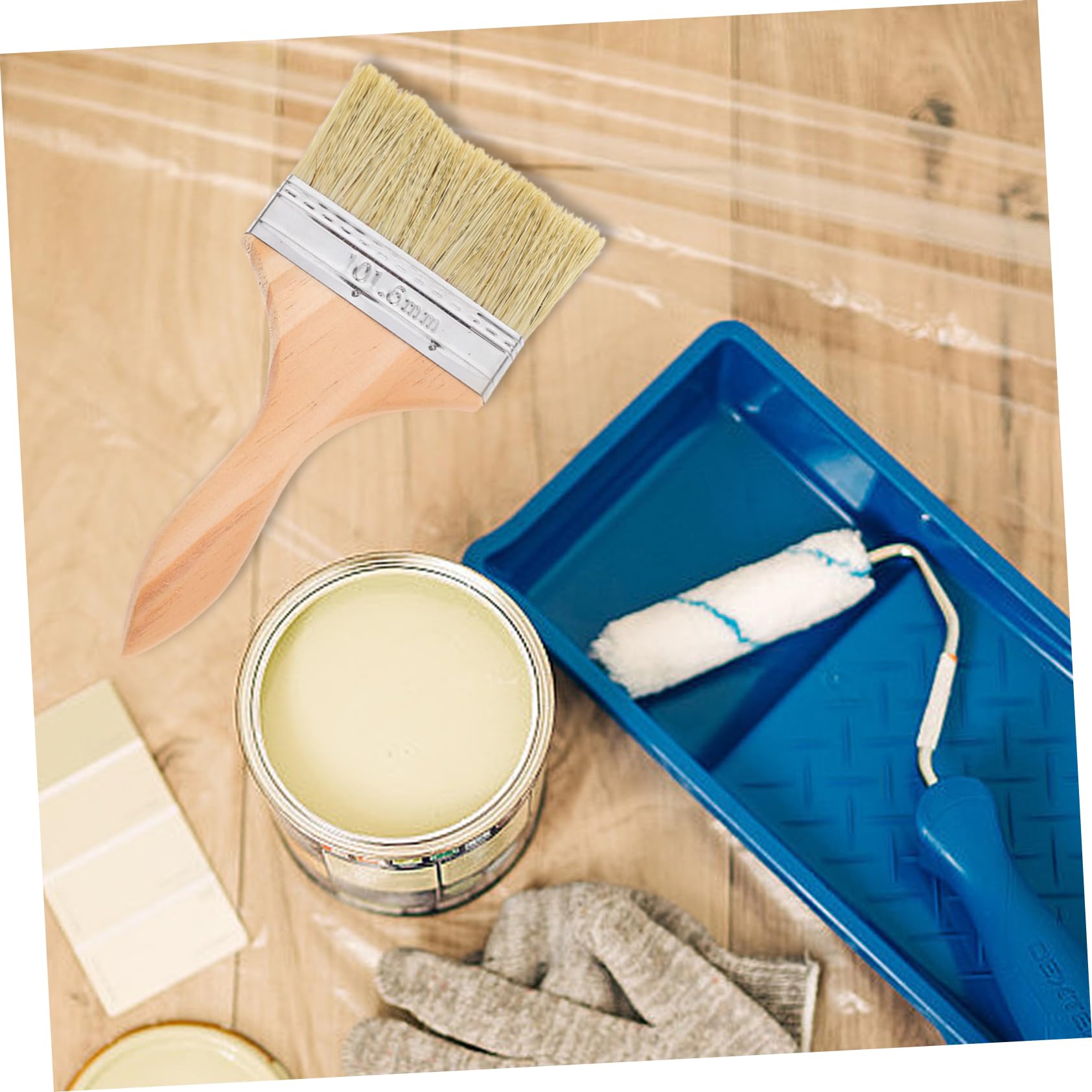 Handmalpinsel für Anfänger 10 Stück-Pack Flachpinsel
