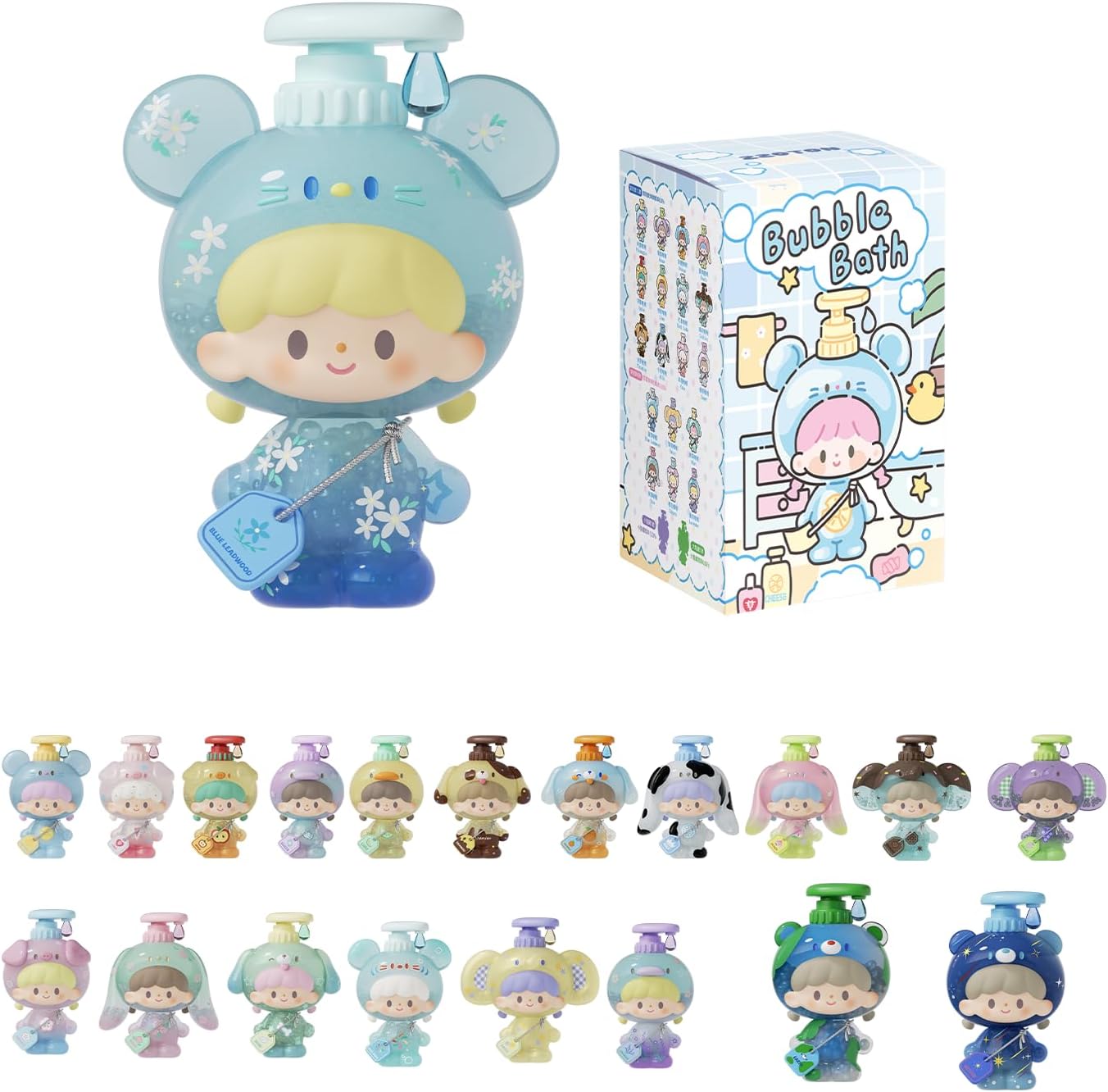 zZoton Bubble Bath Baby Series Blind Box(Whole Set 10pcs)