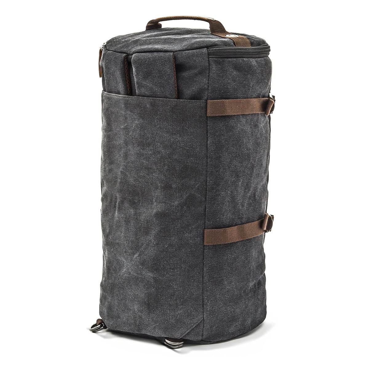Mochila Moto/Bolsa Trasera Canvas Craftride Vintage VG8 35L Negro