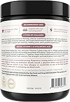 Vista 9 de Polvo de péptidos de colágeno múltiple tipo I, II, III, V, X Polvo de proteína de colágeno múltiple con ácido hialurónico, biotina, vitamina C