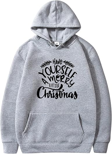 Amazon.com: FORUU Sudaderas navideñas para mujer 2021 a la moda con  estampado gráfico lindo para parejas, manga larga, sudaderas con capucha  para vacaciones, blusa casual, #4Gris, M : Ropa, Zapatos y Joyería