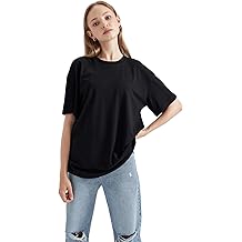 Oversize Wide Molded Bicycle Collar Short Sleeve T-Shirt