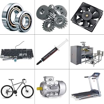 2g Tube High Performance Spindle Lubricating Oil, Bearing Grease | Low/High Temperature Bicycle Grease for PC Bearing Fan Electric Motor Gear Keyboard Switch Bike, Polyurea Based Grease