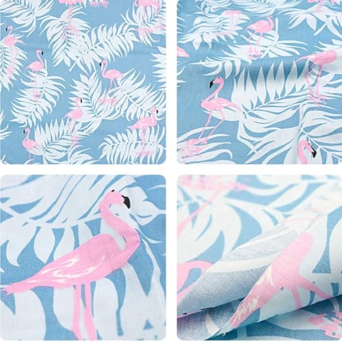 Miniatura 40 de Fat Quarters - Paquete de 7 piezas de 100% algodón de 19.69 x 19.69 pulgadas (19.7 x 19.7 in), precortadas de tela para acolchar de retazos, costura