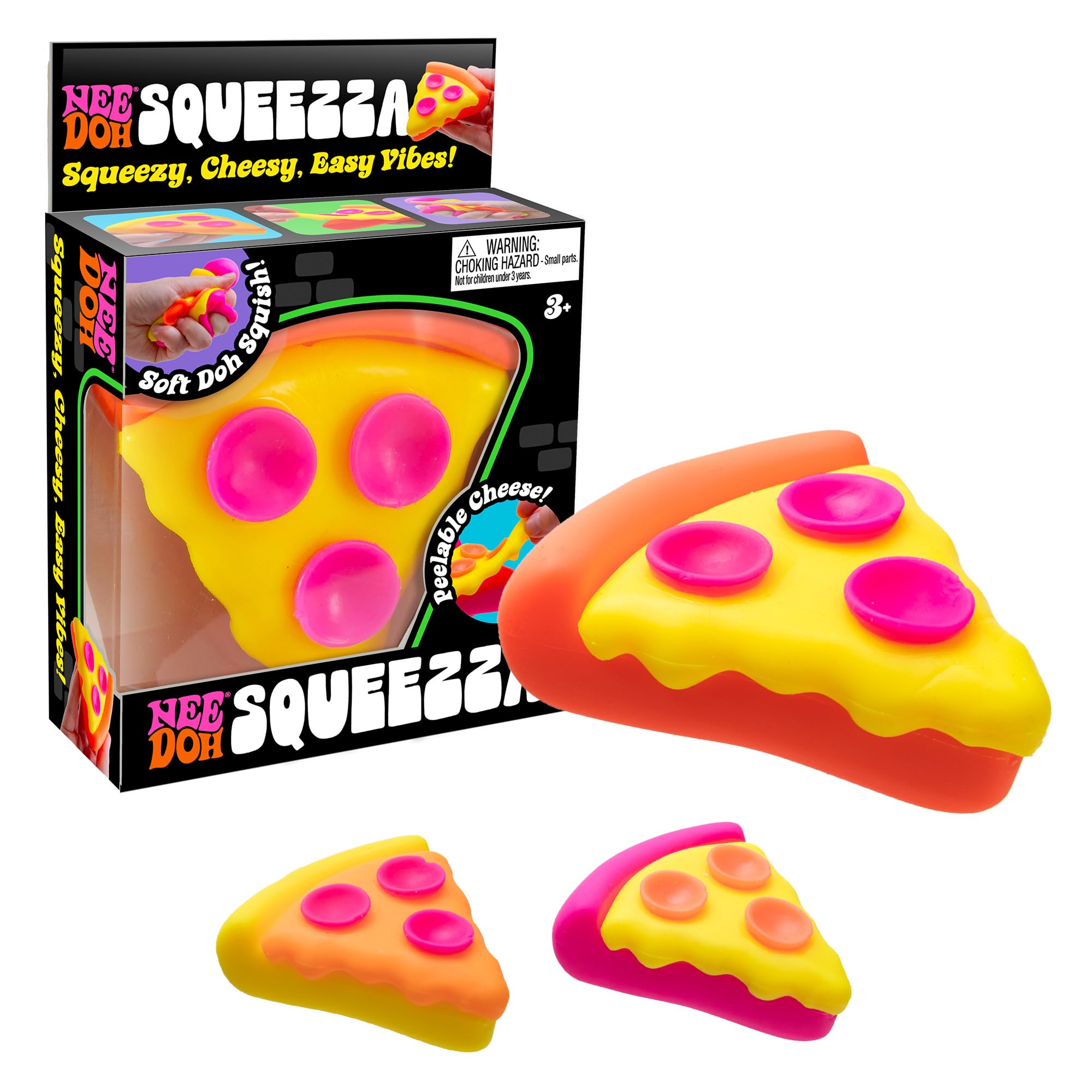 Schylling Needoh Squeezza - Sensory Squeeze Toy - Colors May Vary