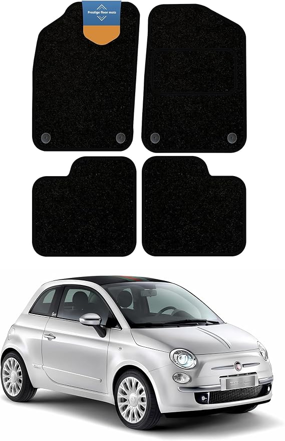 Prestige Mats Fiat 500 2012 Onwards Floor Mat Carpet Tailored Non Slip
