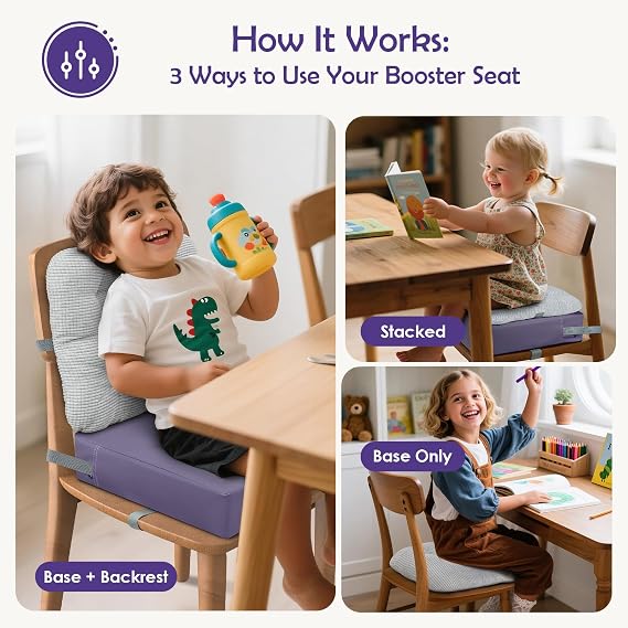 Booster Seat for Kitchen Chair Dining Table