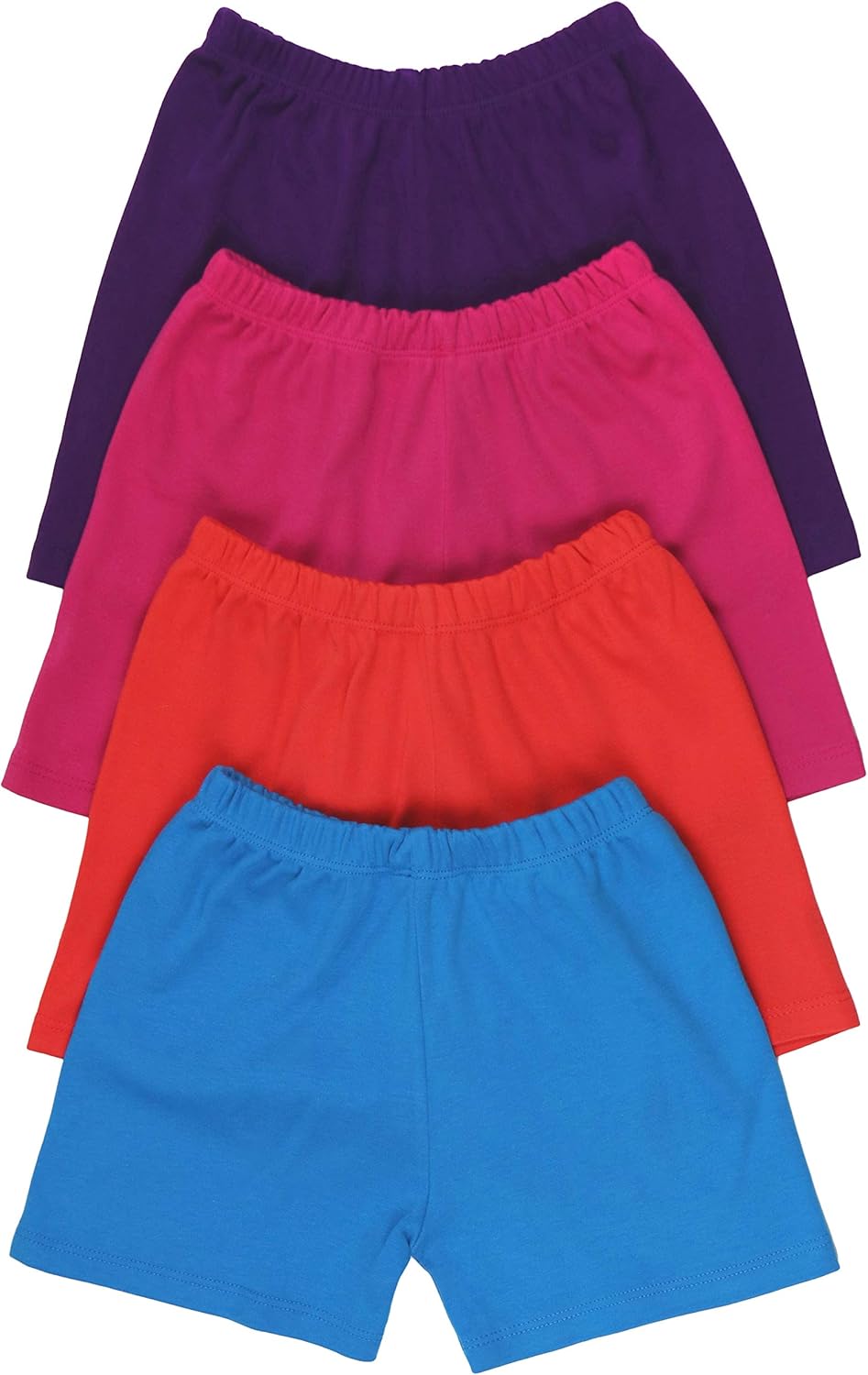 ToBeInStyle Girls Cotton Capri Pants 4-pack Play Clothes