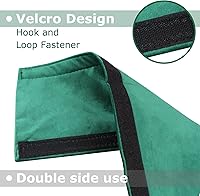 Vista 4 de 3 fundas para manijas de puerta de refrigerador, decoración de cocina, mantiene el electrodoméstico limpio, antiestáticas, para nevera, Verde