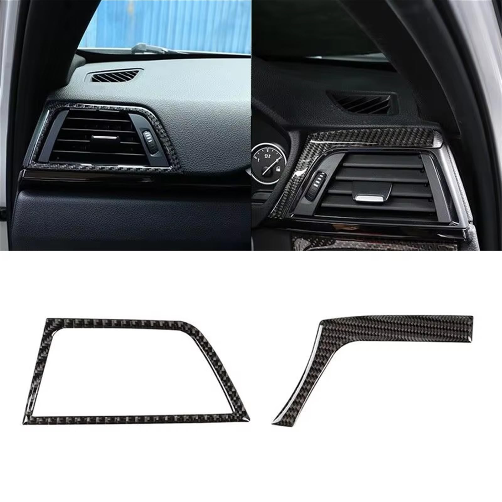 Compatible Con Para Serie 4 Coupe F32 2013 2014 2015 2016 2017 2018 Cubierta Ventilación Salida Aire Acondicionado Lateral Central Del Automóvil