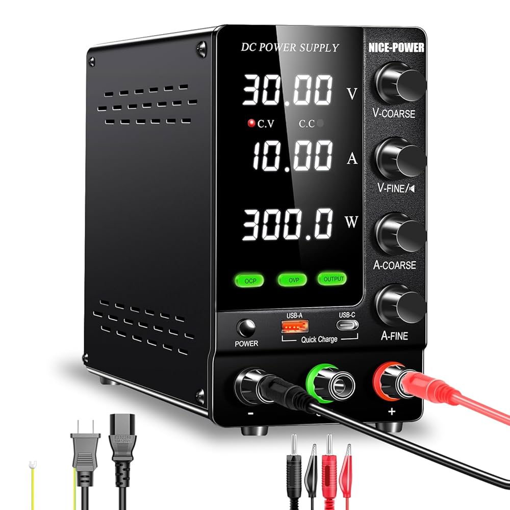 【新品】 RUZIZAO 直流安定化電源 【おまけ有】 Amazon.co.jp: RUZIZAO直流安定化電源(0~30V 0~30A) 900W大電力