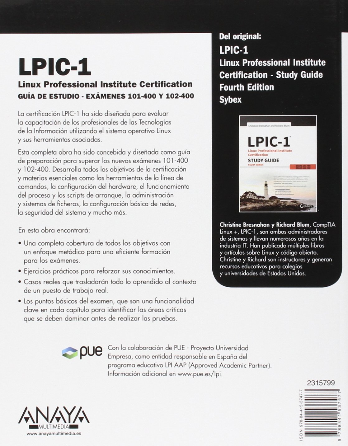 LPIC-1, Linux Professional Institute Certification (TÍTULOS ESPECIALES)