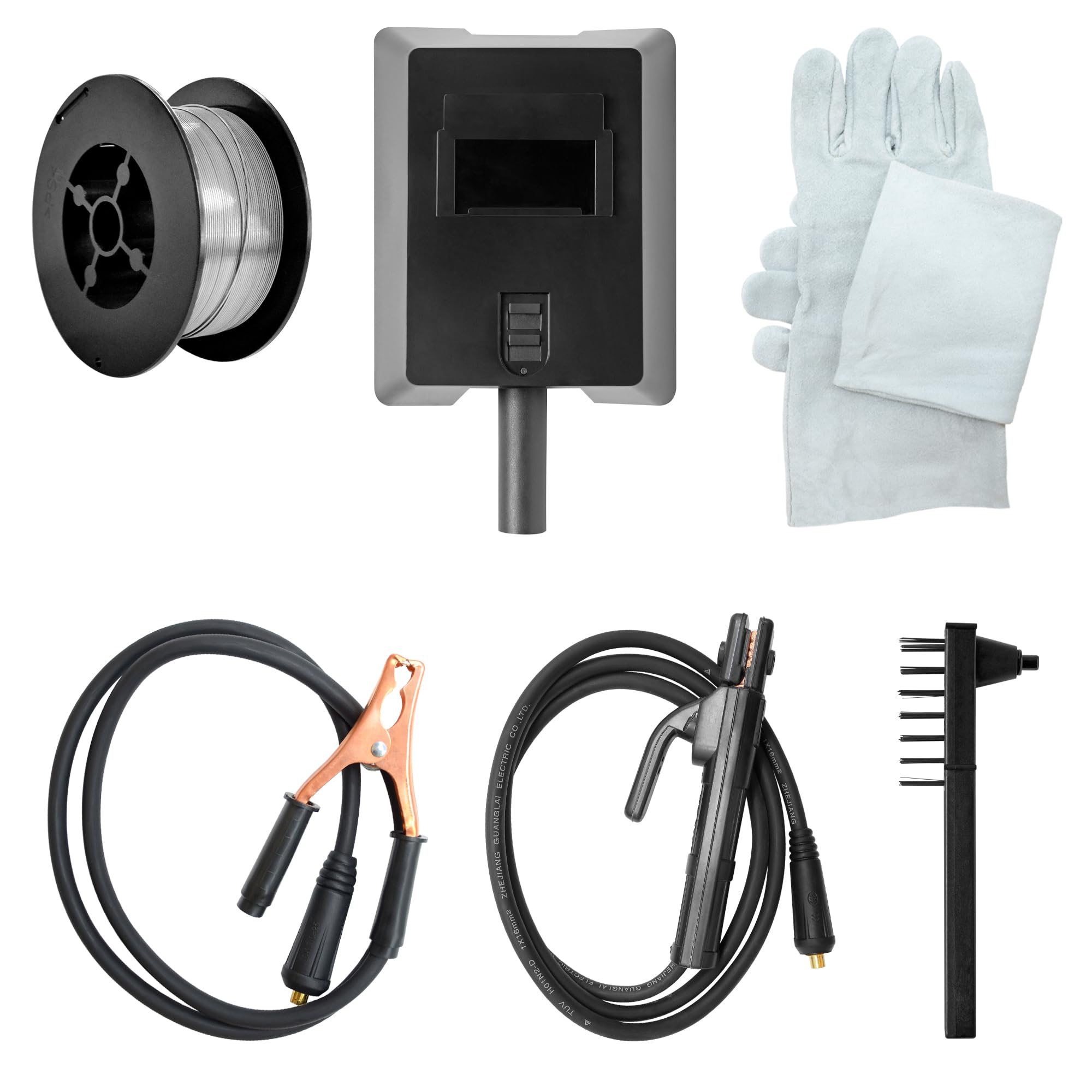 TIGMIG Saldatrice Inverter IGBT DC MIG/MAG A Filo Continuo + FLUX Filo Animato + MMA Elettrodo, Modello TM160INVMIG, Fino 160 A, Accessori e Bobina Filo Animato Inclusi, Assistenza e Garanzia Italia