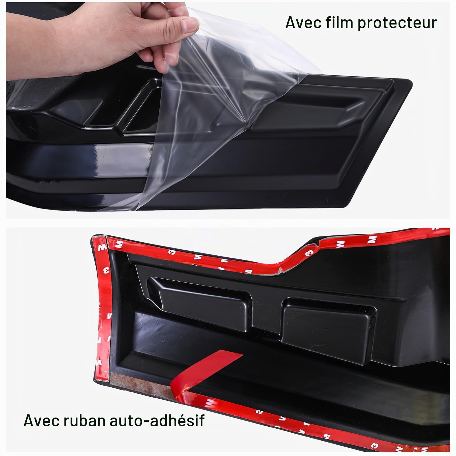 Protection contre les éclats de pierre et déflecteur d'insectes pour Ford Ranger 2023-2026 T9 Raptor Wildtrak X Wildtrak Platinum XL XLT Limited Tremor, protection de capot en ABS mat noir