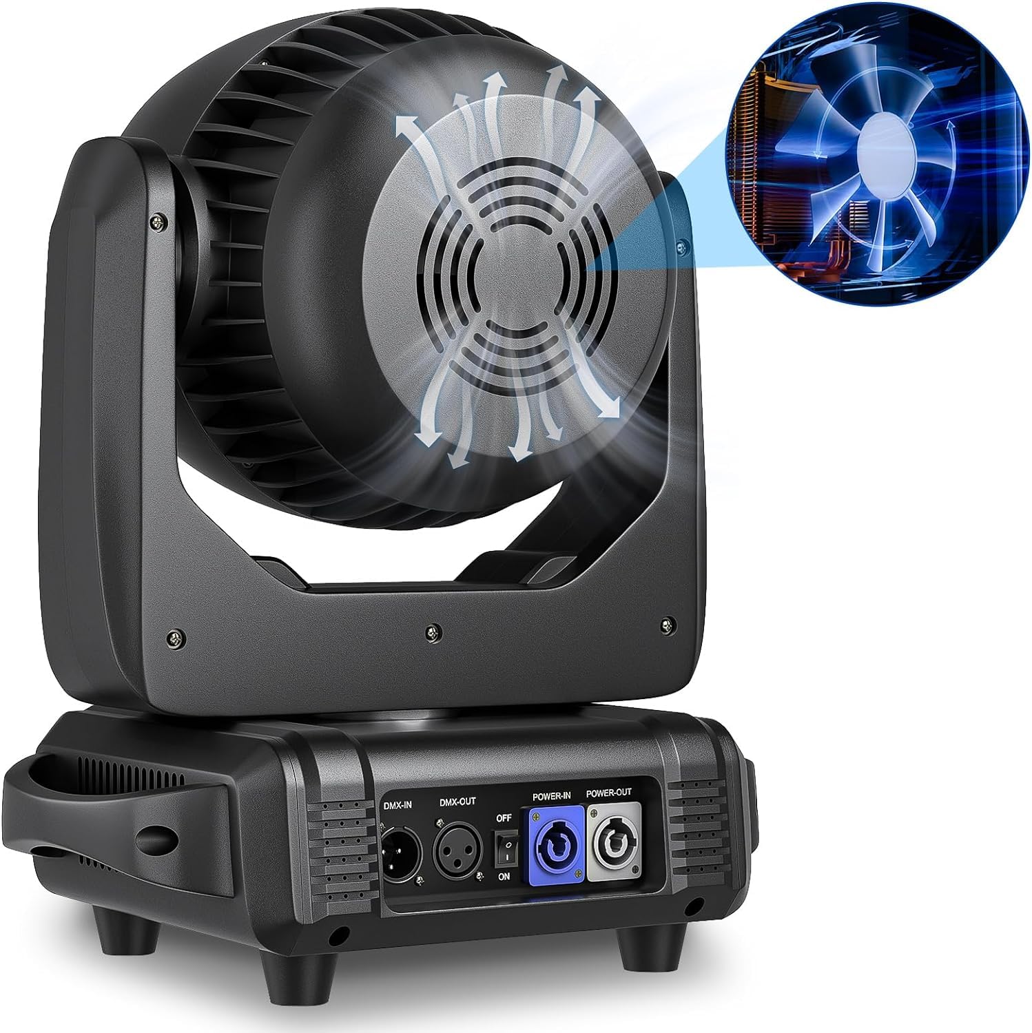 2PCS 19x15W Zoom Strahl Moving Head LED, RGBW DJ Licht DMX LED Bühnenleuchten Waschen für Party, Show, Disco, Konzert, Hochzeit, Weihnachten