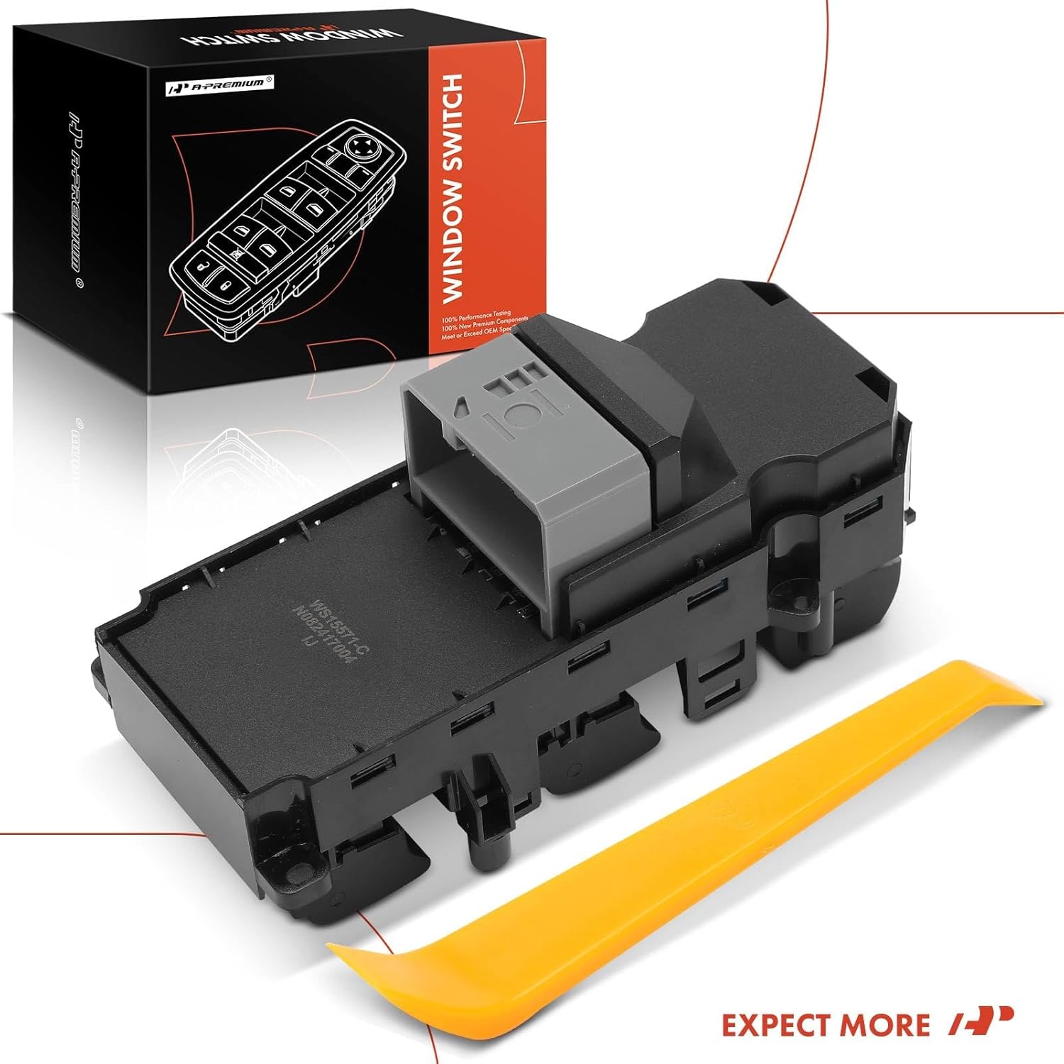 A-Premium Master Power Window Switch Compatible with Honda Passport 2019 2020 2021 2022 2023, Front Left Driver Side