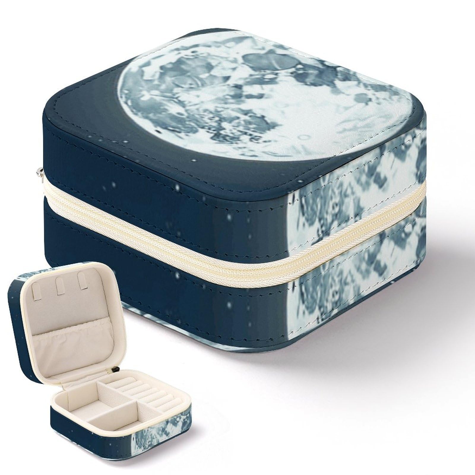 Boîte à bijoux de voyage en cuir pour ranger vos colliers lors de vos déplacements