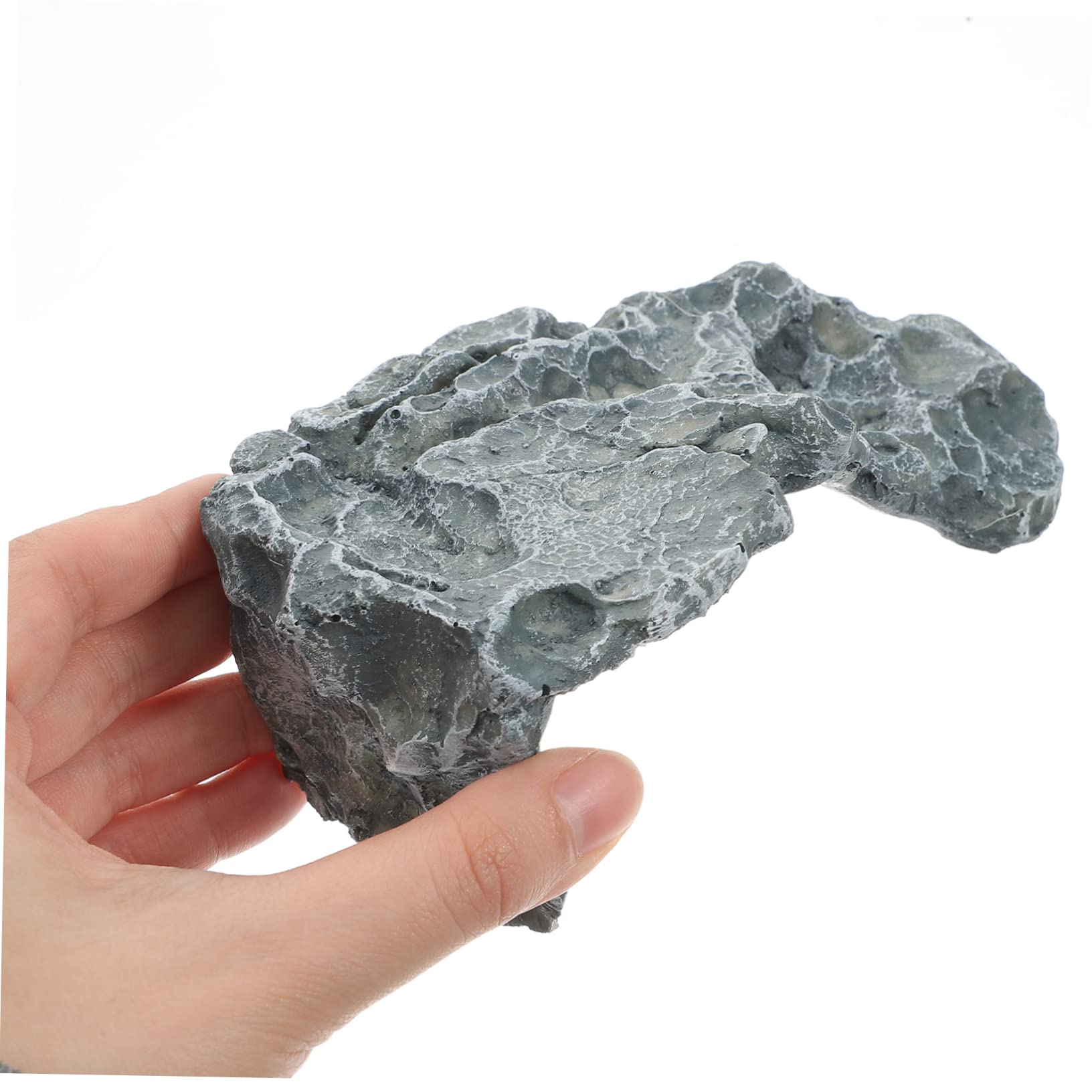 Happyyami Hábitat Reptiles Decoración Acuario Escondite Plataforma Tortuga Resina Durable