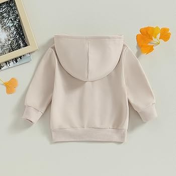 トップス LAPKARU CARTOON ZIP HOODIE / LIGHT BEIGE Oversized Zip Up Hoodies Solid Color Sweatshirt With Pocket