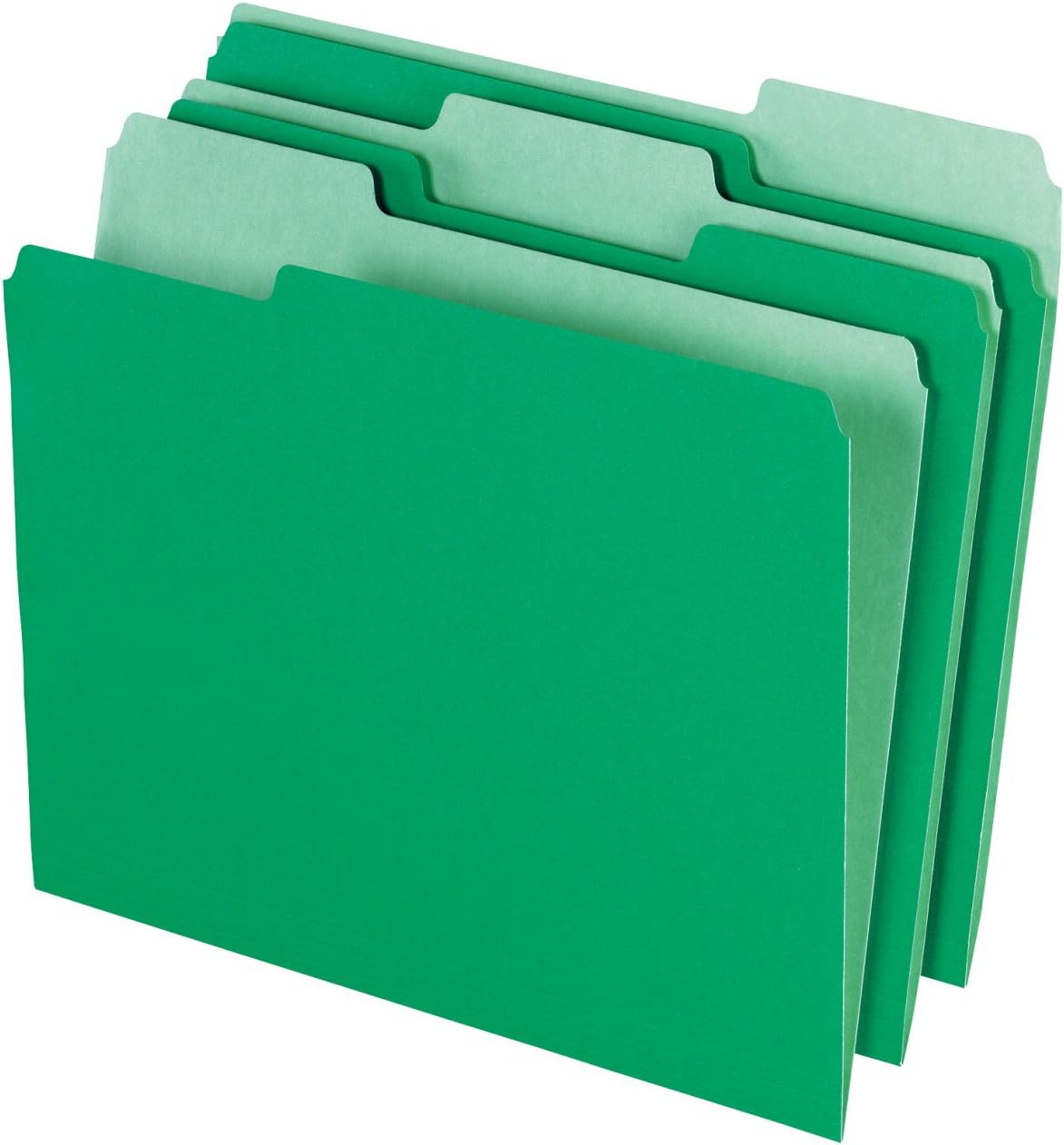 School Smart 1/3 Cut Manila File Folder, 11-3/4 x 9-1/2 Inches, Pack of 100 - 015741