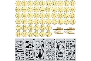 Walnut Hollow Hot Stamps Alphabet & Number Set