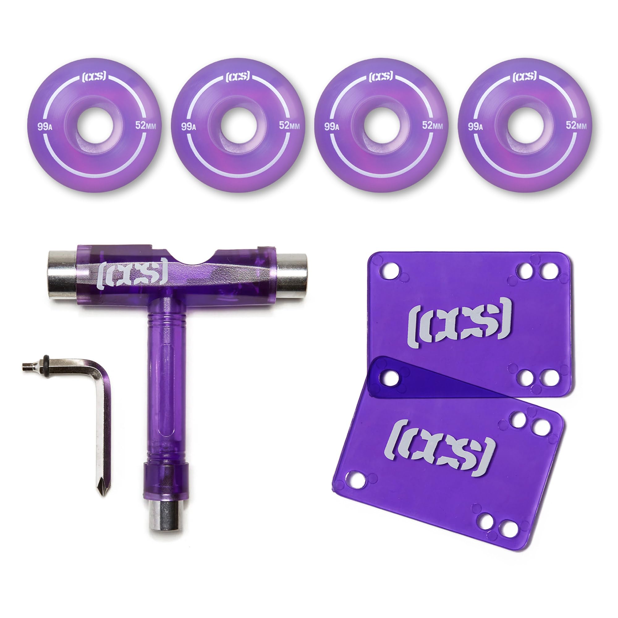 Amazon.com: [CCS] Clear Skateboard Wheels Bundle | Professional