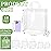 BadenBach 16 Pack Clear Gift Bags with Handles, 11.8 x 11.8 x 3.9 Large Reusable Plastic Party Favor Bags Bulk, Transparent PVC Tote Bag for Wedding, Birthday, Christmas, Boutique (30x30x10 cm)