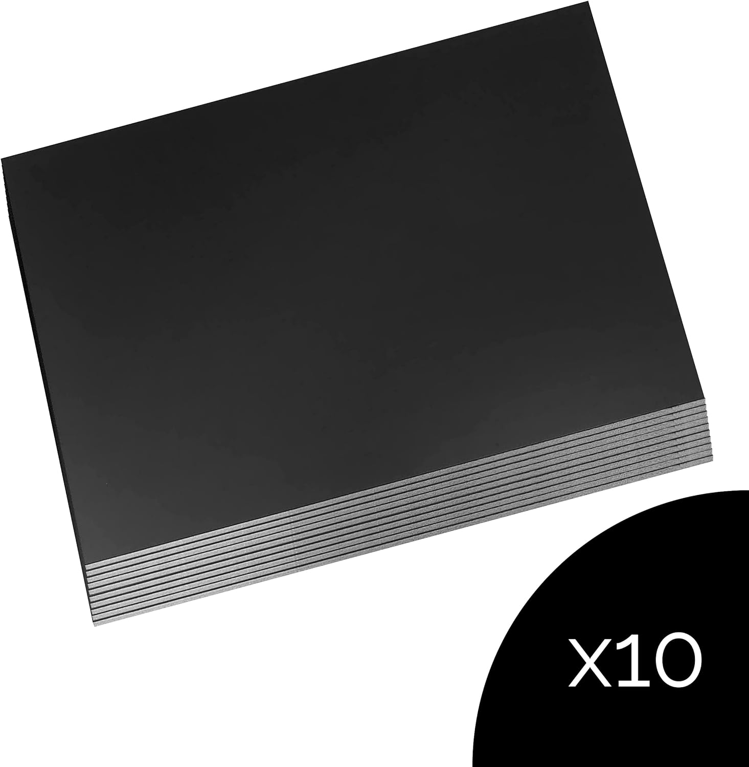 Black Foam Board Sheets, Pack of 10 3/16" Black Foam Boards (12 x 16, Black), Black Foam Core, Black Foam Core Board; Picture Frame Backing Board, mounting Board : Office Products