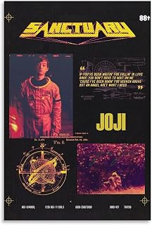 Joji Poster Sanctuary Vinatage Album Cover Poster Decorative Painting Canvas Wall Posters And Art Picture Print Modern Family Bedroom Decor Posters 12x18inch(30x45cm)