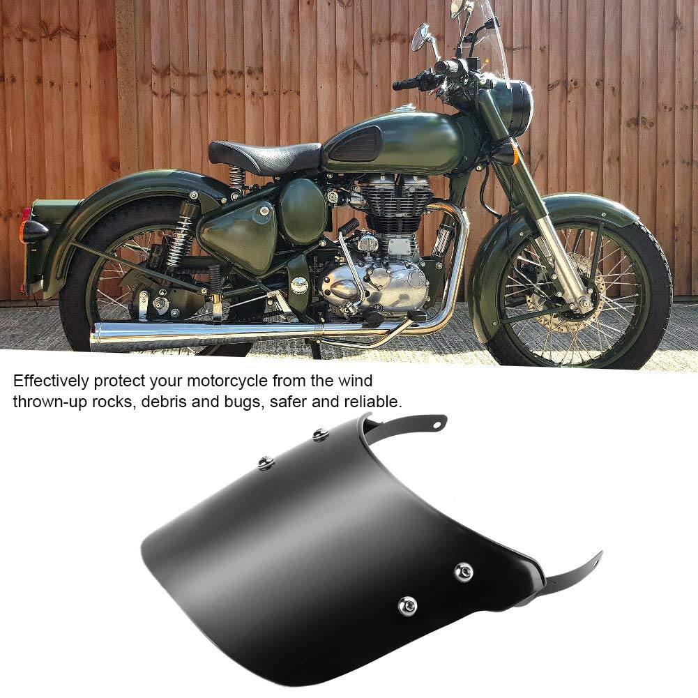 Pare-Brise Moto Fydun Transparent Réglable - Compatible Kawasaki/Ducati/Benelli