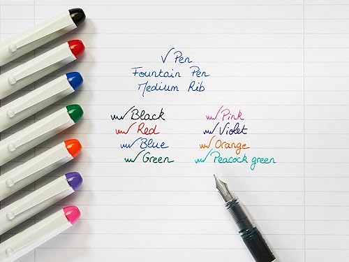 Miniatura 3 de Pilot V PEN - Pluma estilográfica desechable borrable, punta de punta de punta de punta de 0.024 in, línea media, paquete de 5 cartera, tinta negra