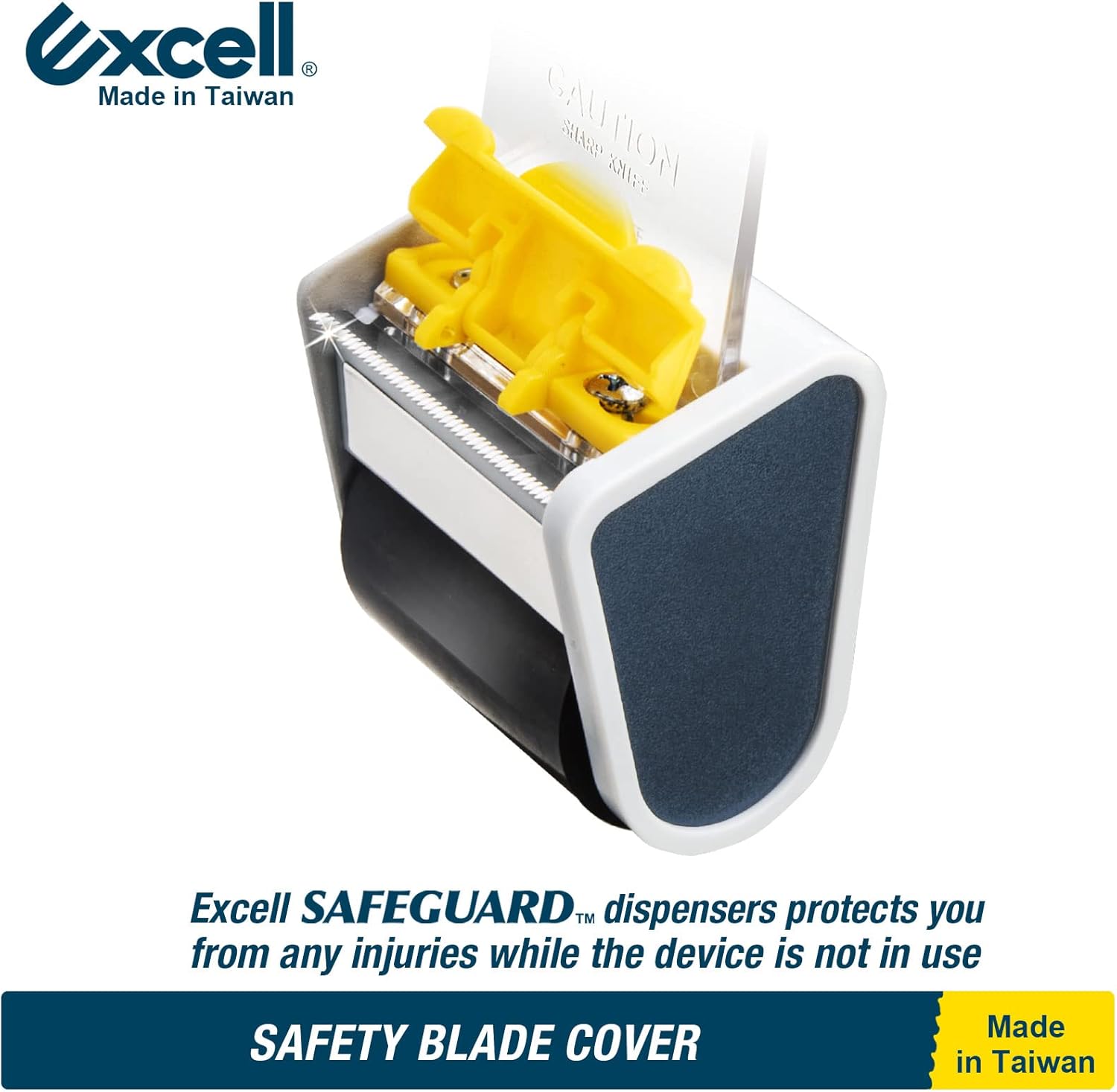 Excell Packing Tape Dispenser Let You Pack Boxes Easily, Tape Gun Plus 1 Free Roll Transparent Tape (Approximately 0.05mmx48mmx50M) Used for Shipping, Moving, Office and Warehouse - 2Pack : Office Products