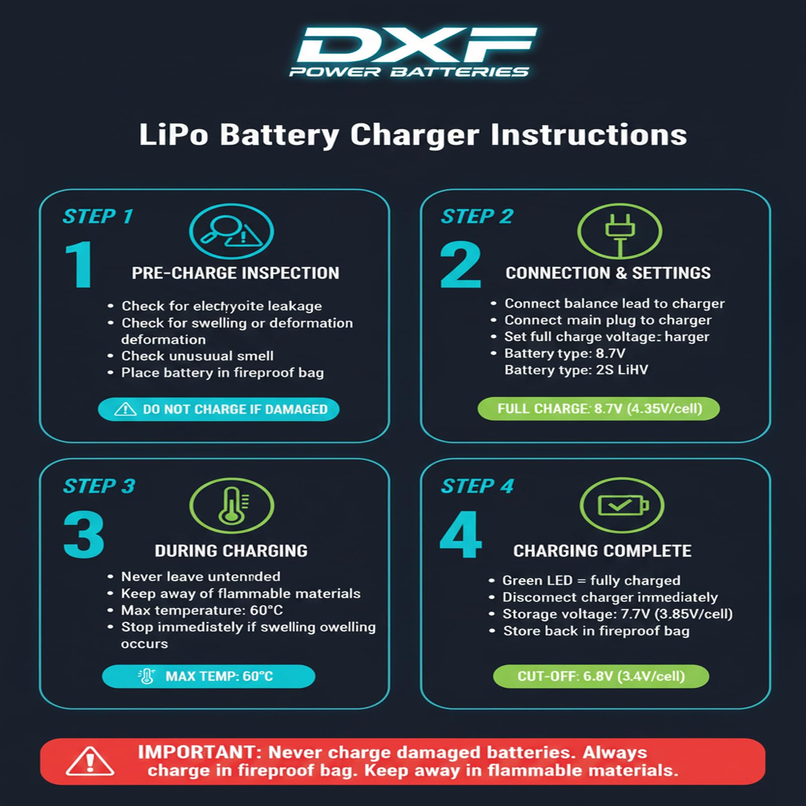 DXF 2S HV LiPo Akku 7.6V 7000mAh 140C Golden NGP mit 5mm Bullet zu Deans T Stecker High-Performance Battery Pack für 1:8 1:10 RC Auto Fahrzeuge Leistungsstark 2S2P