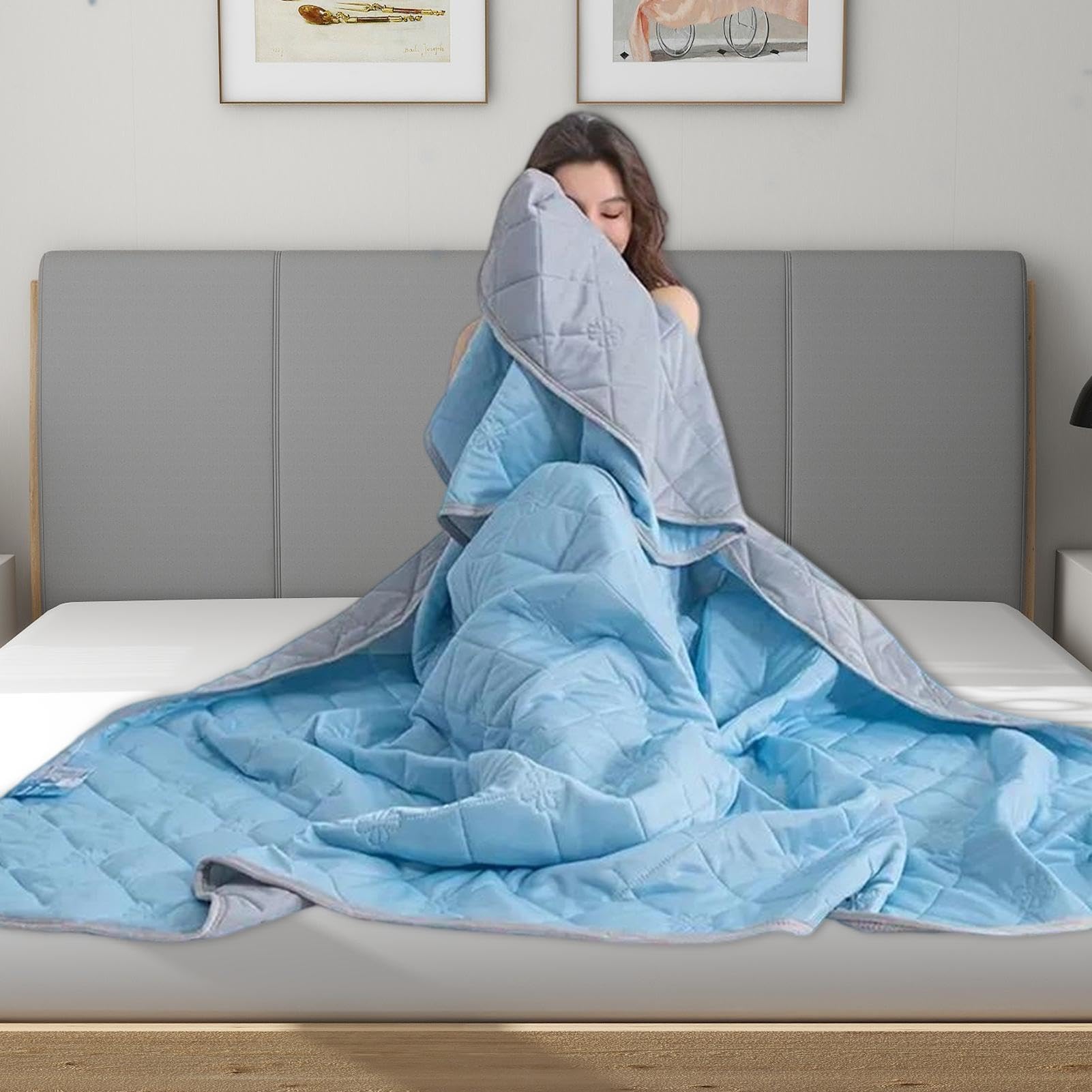 Coperta Rinfrescante Biancheria Da Leggera Traspirante | Coperta Ghiacciata per Chi Soffre il Caldo Ideale Per Adulti Divano Casa Campeggio Viaggio Sudorazioni Notturne E